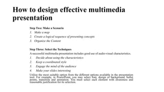 Multimedia composition | PPTX