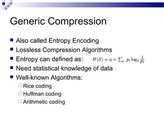 Multimedia compression | PPT