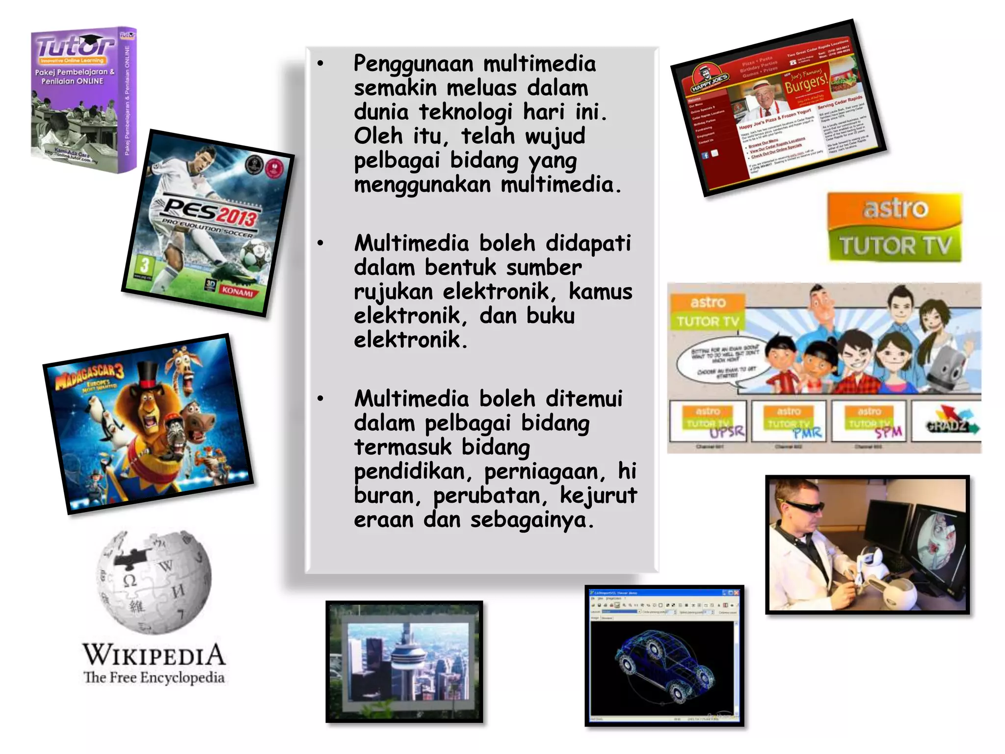 Penghasilan dan Penggunaan Kandungan Multimedia dalam Pemasaran Kecergasan