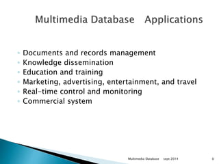 Interactive Media Database Multimedia database | PPTX