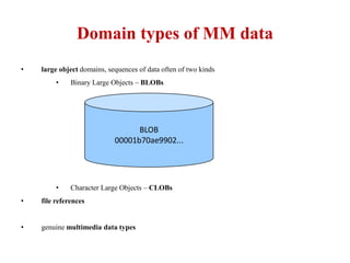 Multimedia Data Objects Multimedia database | PPTX