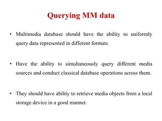 Multimedia database | PPTX