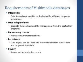 Multimedia Database | PPTX
