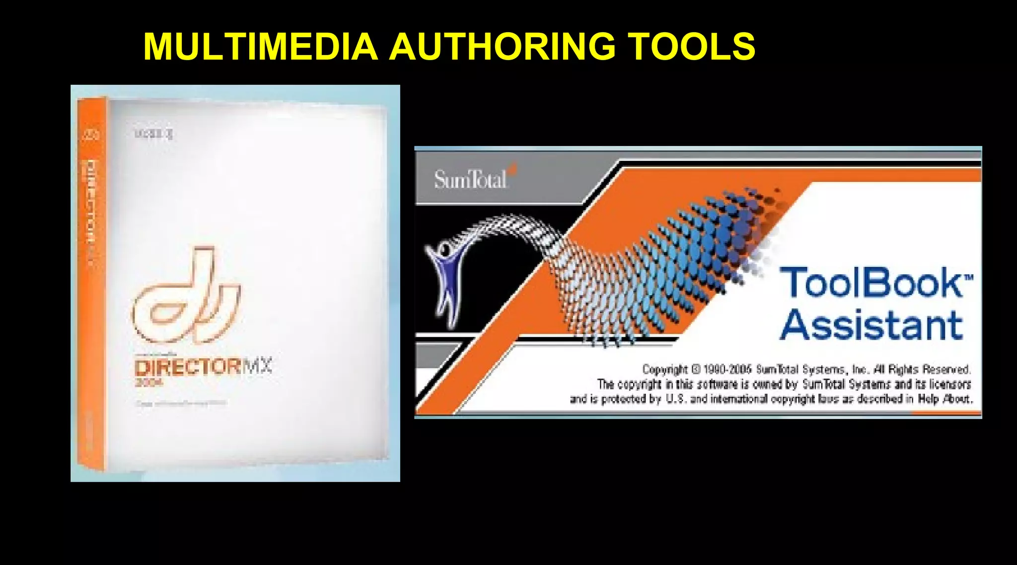MULTIMEDIA AUTHORING TOOLS
 