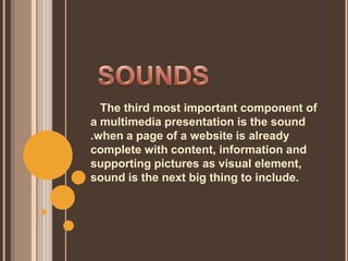 Multimedia elements | PPTX
