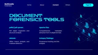 Comprehensive Guide to Multimedia Forensics and Digital Evidence ...