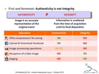 2nd Meeting EU IAI – Interpol Headquarter (Lyon) – October 2016
 