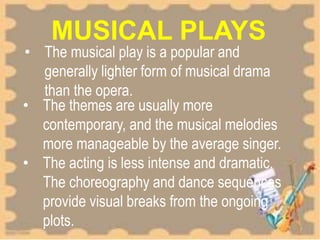 Musical/play Example Project Multimedia forms music10-q4 | PPTX
