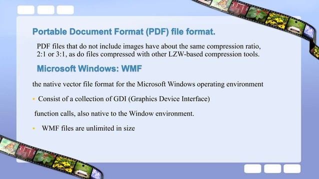 Multimedia graphics and image data representation