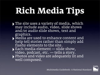 Multimedia Guidebook Overview | PDF