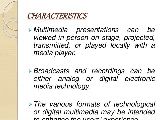 Multimedia IT Presentation
