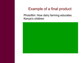 Multimedia in research: What is it? Why use it? How to use it?  