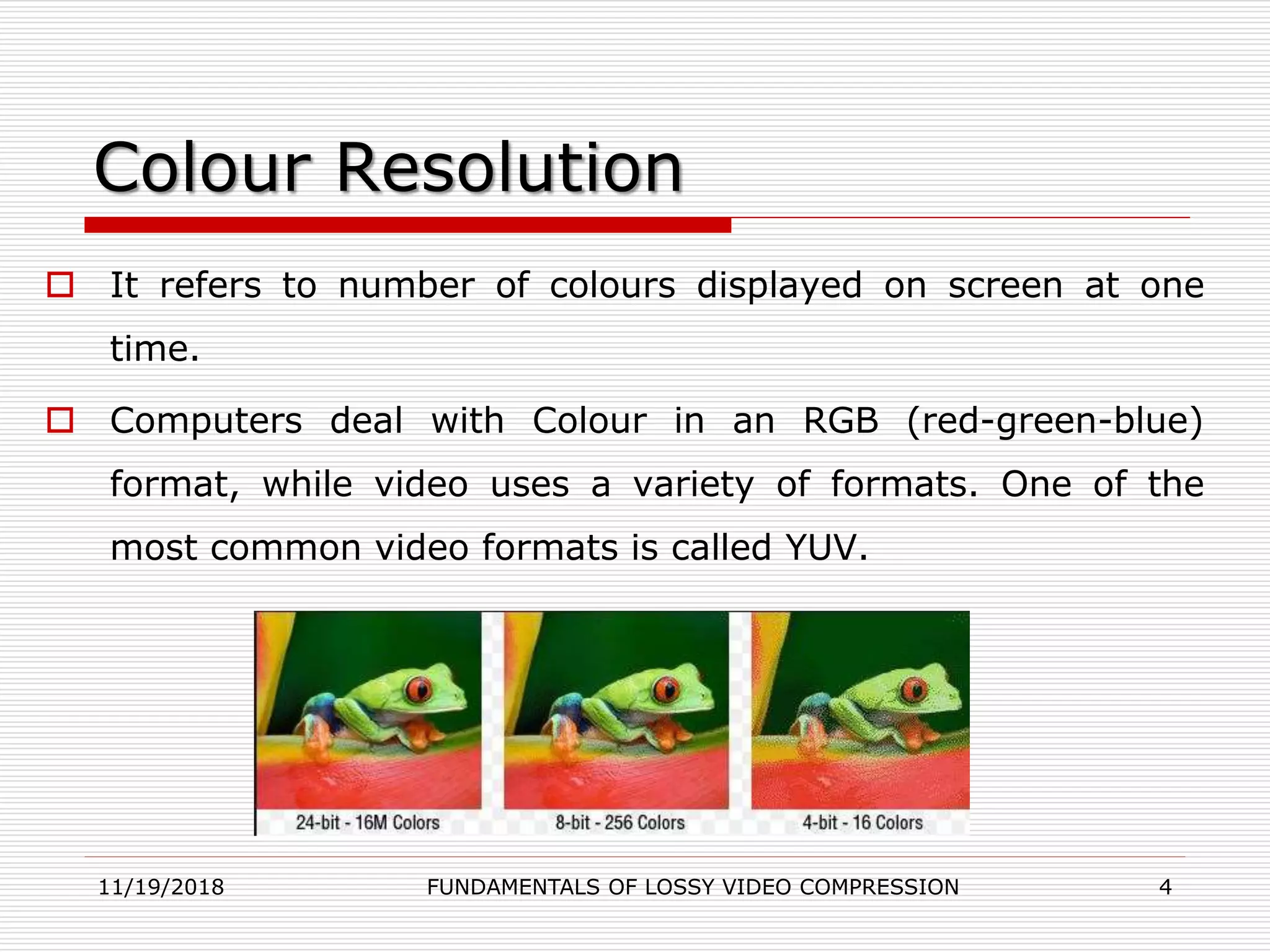 Multimedia lossy compression | PPT