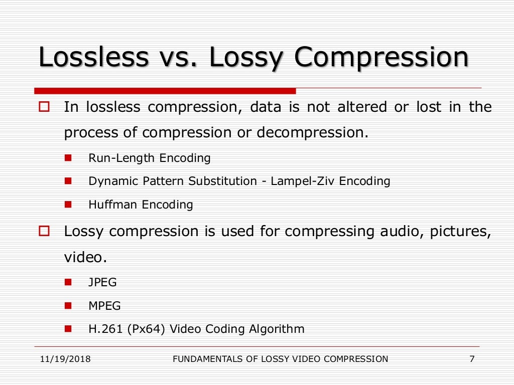 Multimedia lossy compression