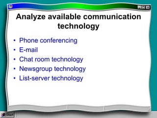 Multimedia Needs Assessment