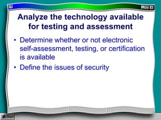 Multimedia Needs Assessment