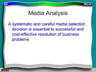 Multimedia Needs Assessment