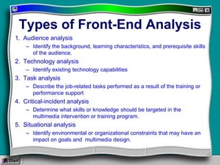 Multimedia Needs Assessment