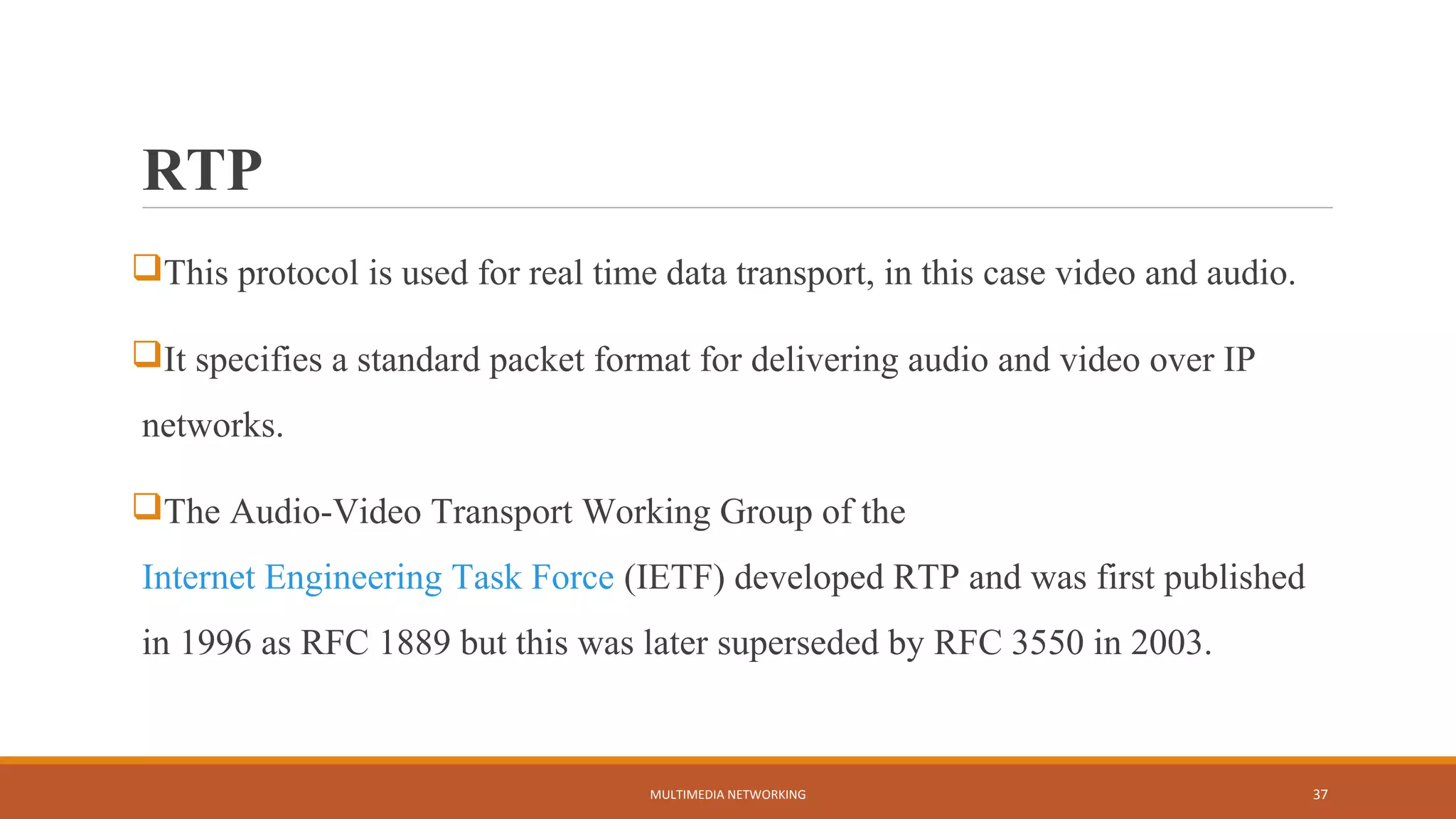 Multimedia networking | PPT