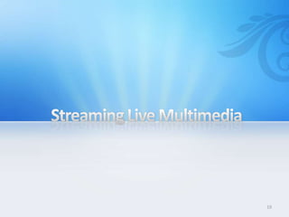Multimedia Streaming (Networking) | PPTX