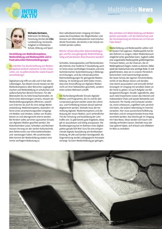 Michaela Dormann,
Referentin für Bildung,
Forschung,KirchenderCSU-
Landesleitung, Vorstands-
mitglied im Arbeitskreis
Schu...