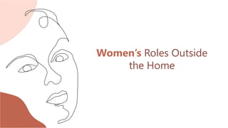 Women’s Roles Outside
the Home
 