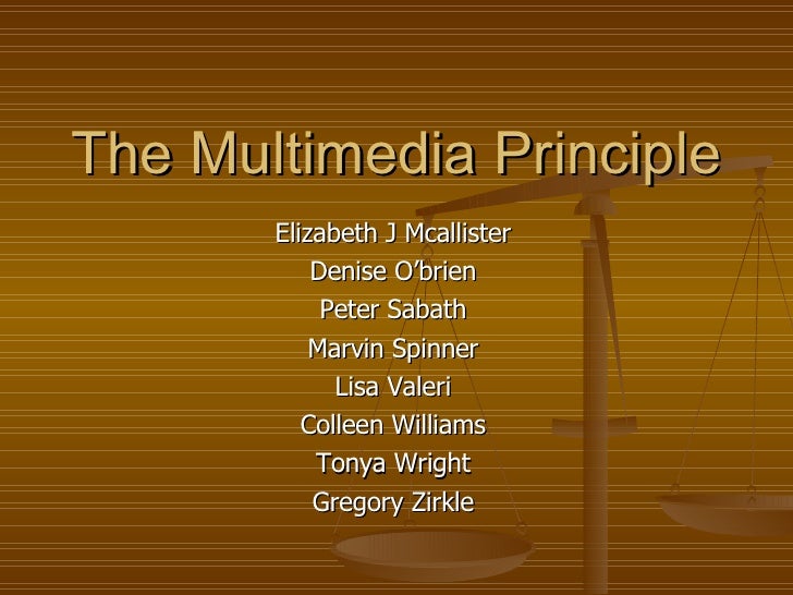 The Multimedia Principle