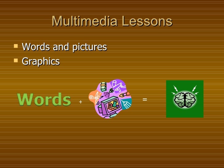 The Multimedia Principle