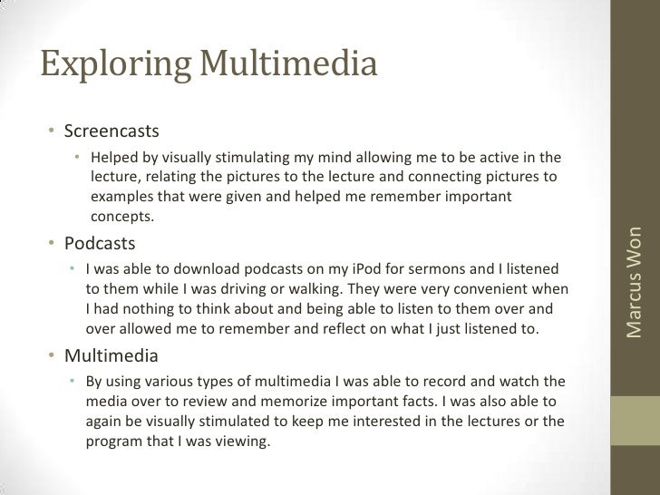 Multimedia project powerpoint