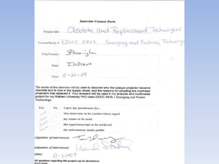 Disruptive technologiesThe overhead projector’s popularity has been waning since the peak in the 1990’s.The opaque projector’s technology is being supplanted by the document camera and the interactive whiteboard with projector is replacing the overhead in daily use in classrooms. These are both evolutions, but are definitely pushing out the others.