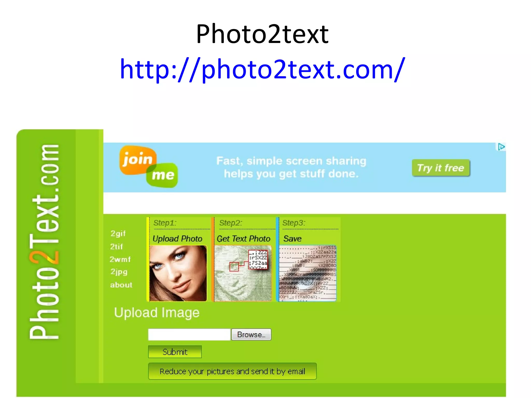 Photo2text
http://photo2text.com/
 