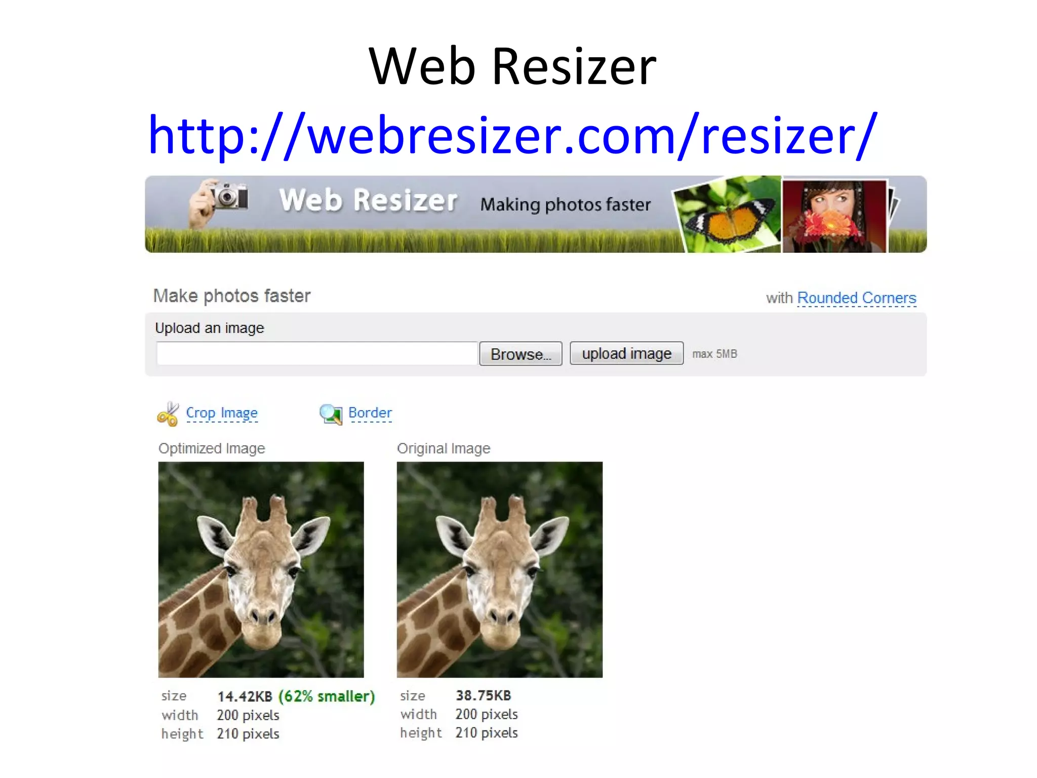 Web Resizer
http://webresizer.com/resizer/
 
