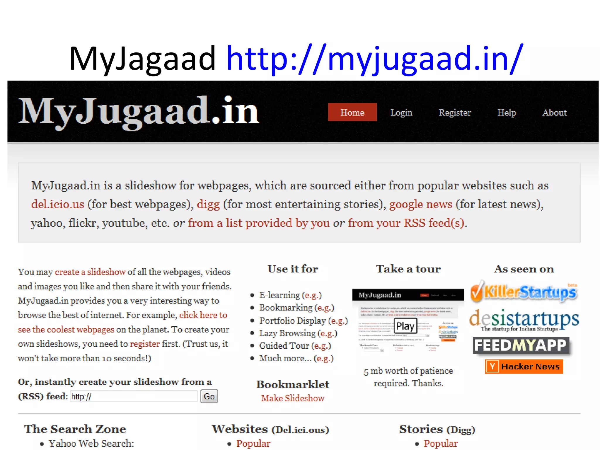 MyJagaad http://myjugaad.in/
 
