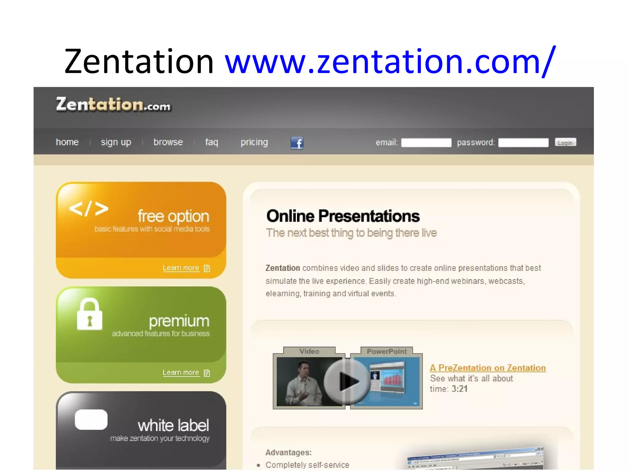 Zentation www.zentation.com/
 