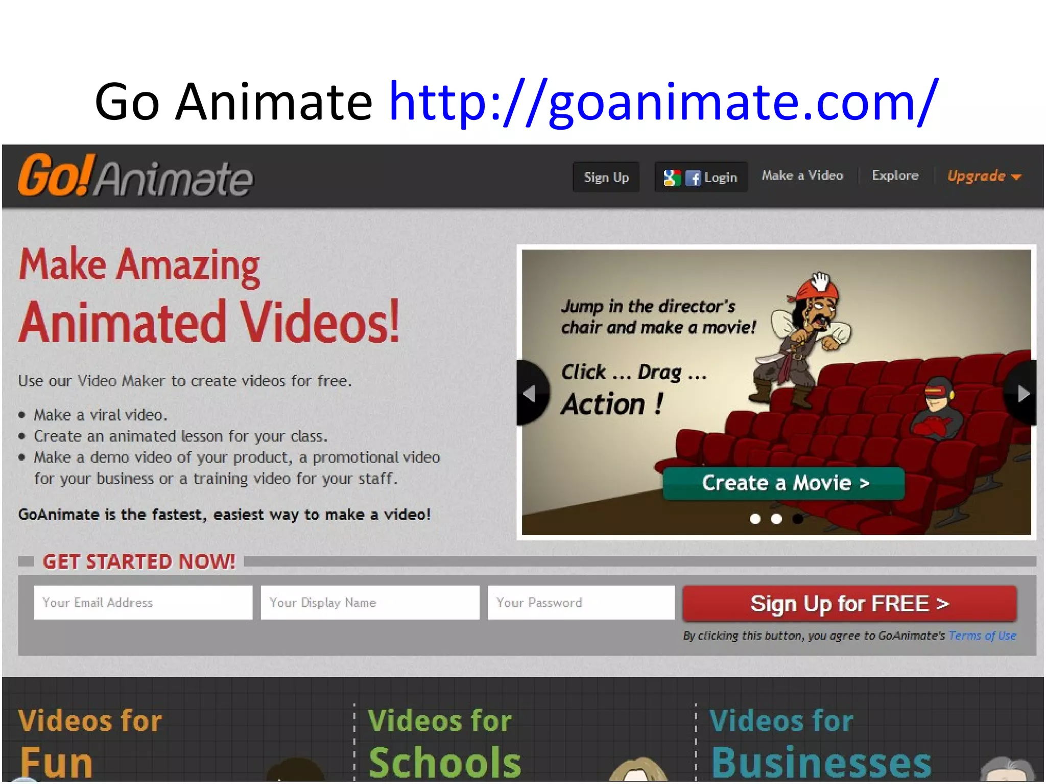 Go Animate http://goanimate.com/
 