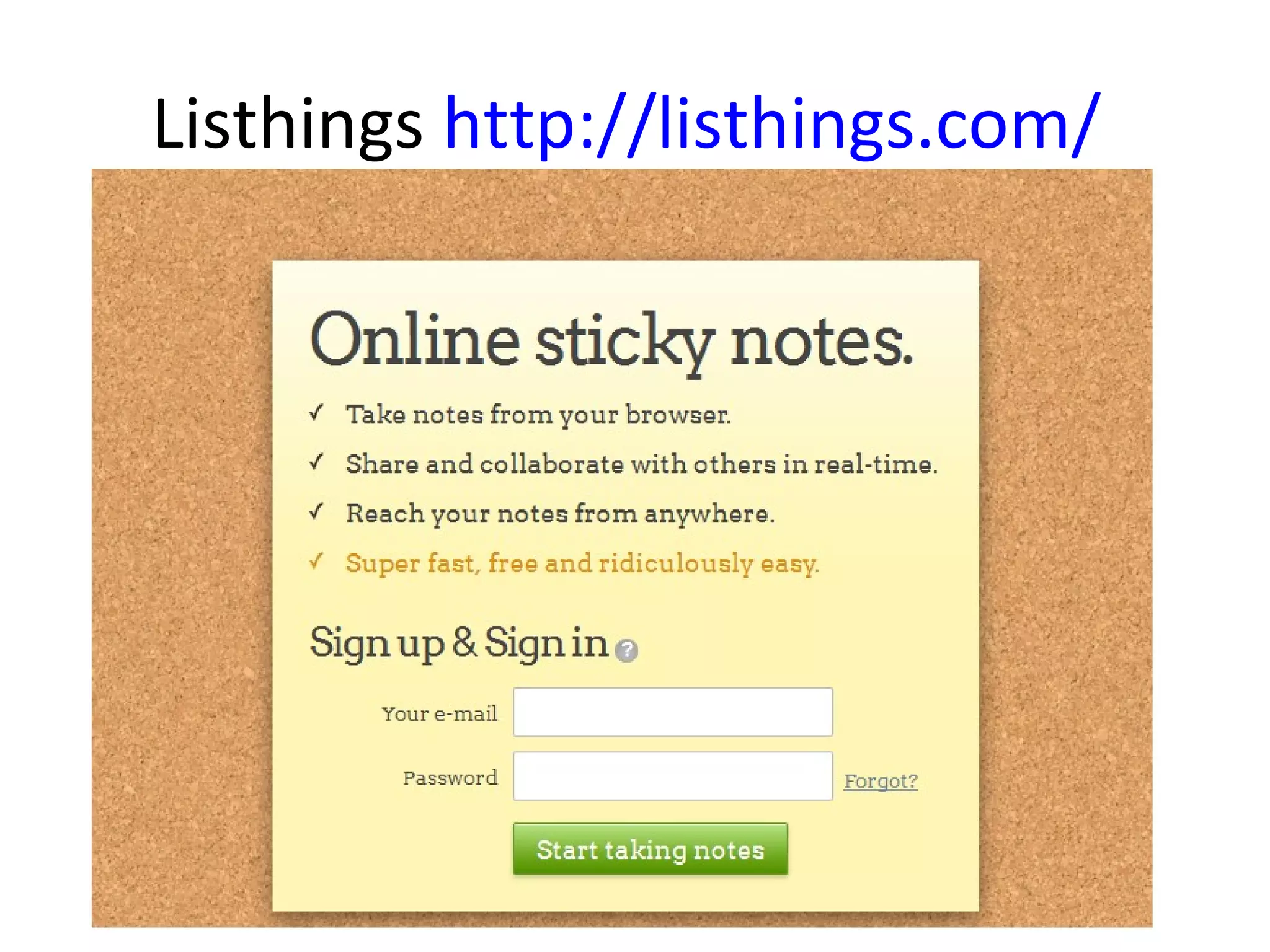 Listhings http://listhings.com/
 