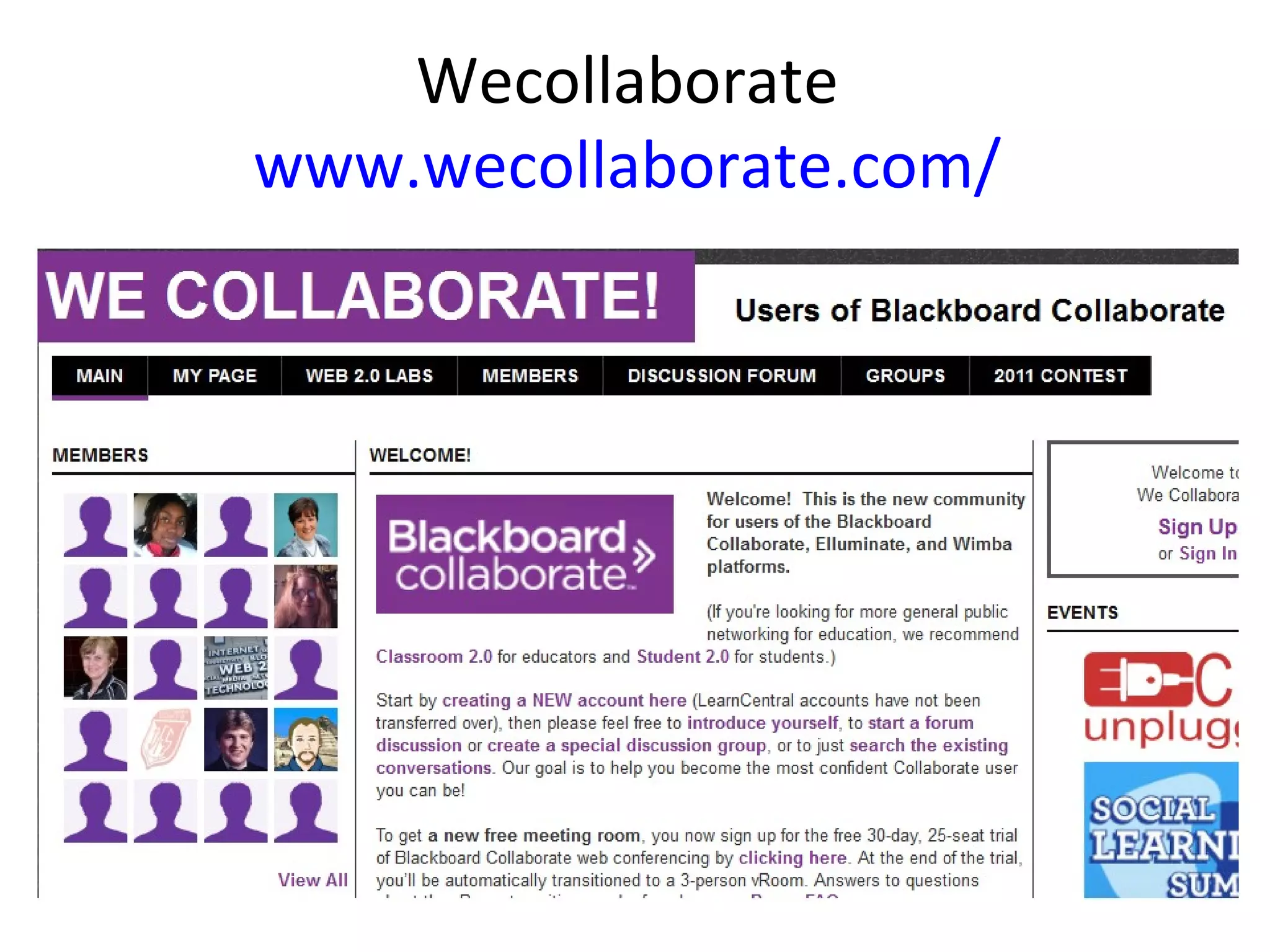 Wecollaborate
www.wecollaborate.com/
 