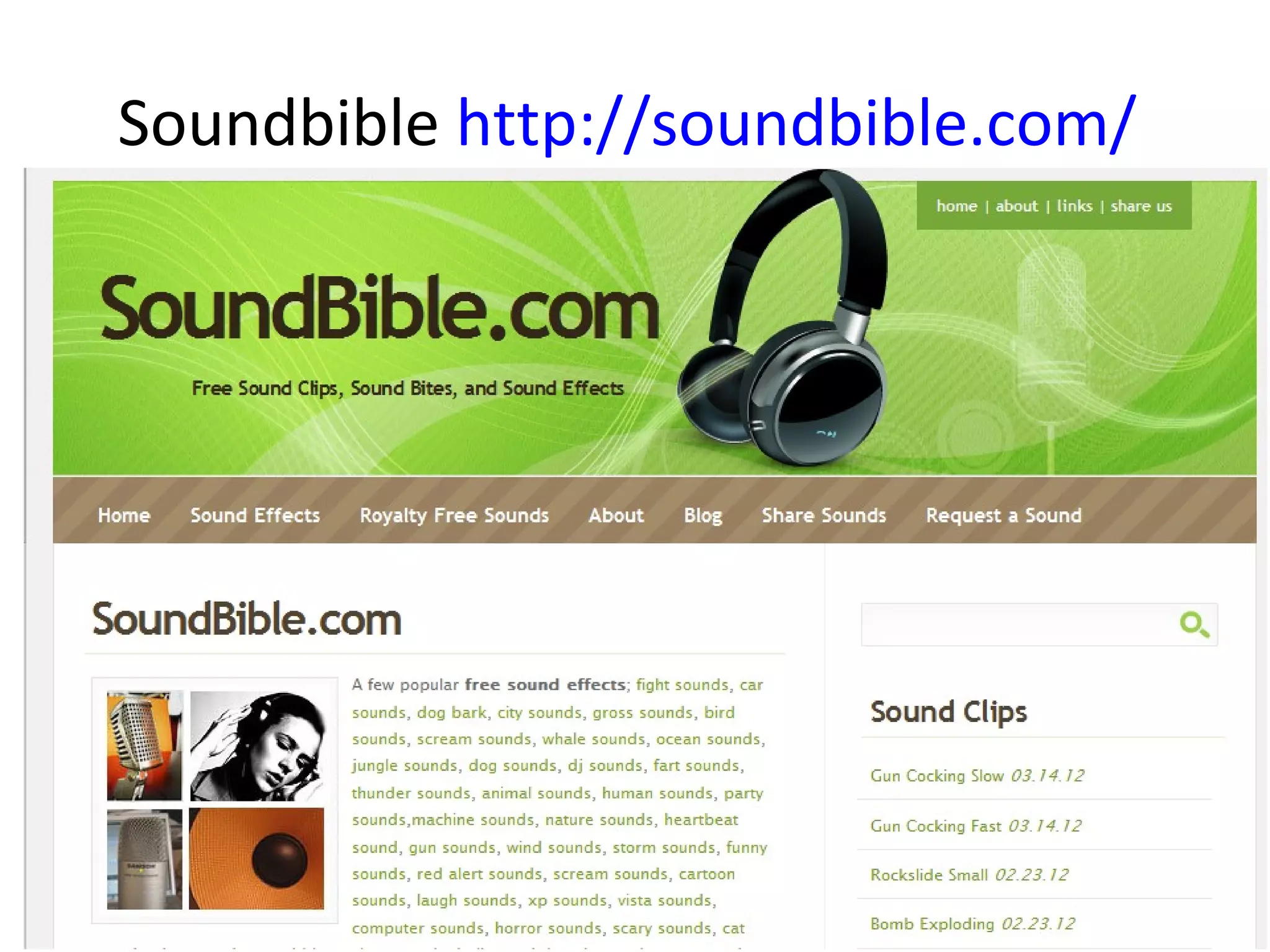 Soundbible http://soundbible.com/
 