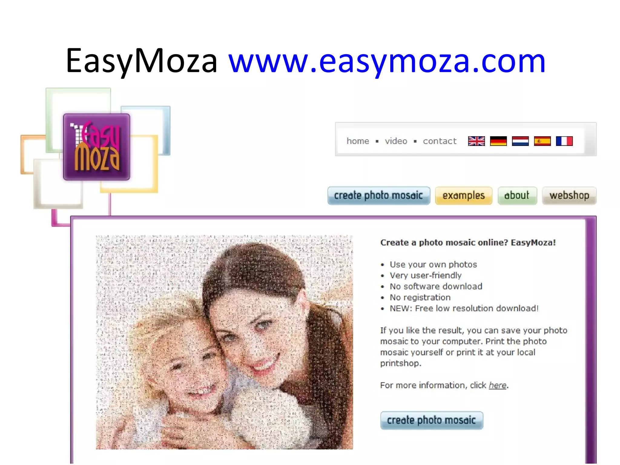 EasyMoza www.easymoza.com
 