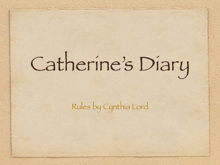 rules by cynthia lord summary