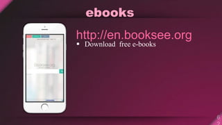  Download free e-books
ebooks
http://en.booksee.org
 