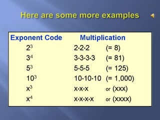 Here are some more examples