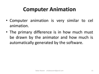 Multimedia System & Design Ch 6 animation | PPTX