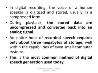 Multimedia systems_Digital Audio and Digital Video | PPTX