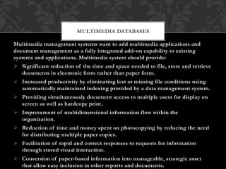 Multimedia: Multimedia technology | PPTX
