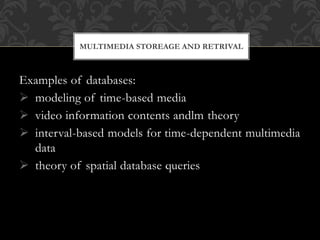 Multimeda Information Example Multimedia: Multimedia technology | PPTX