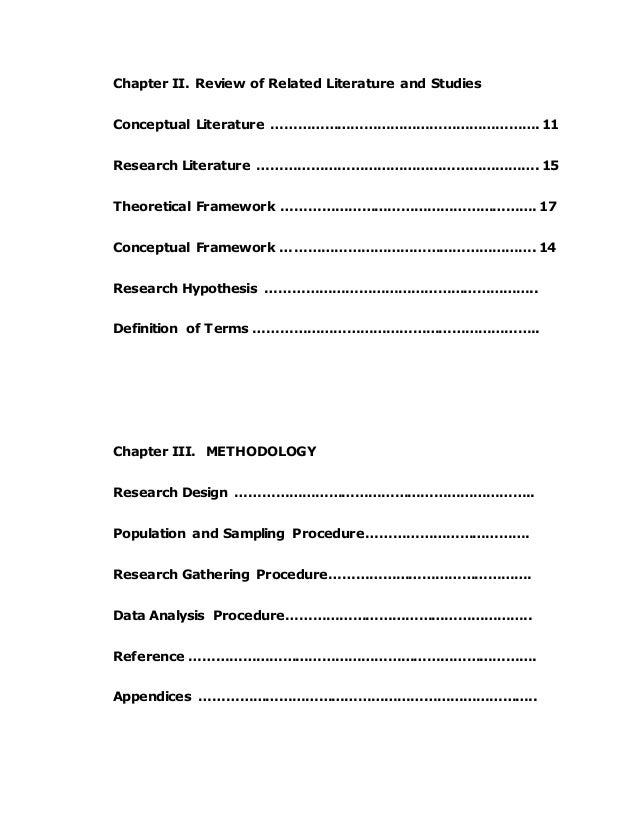 Chapter 2 thesis conceptual framework