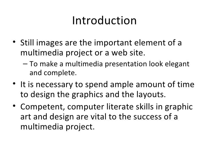 Multimedia tools(images)
