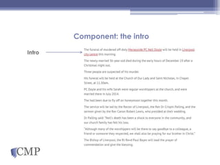 Component: the intro
Intro
 