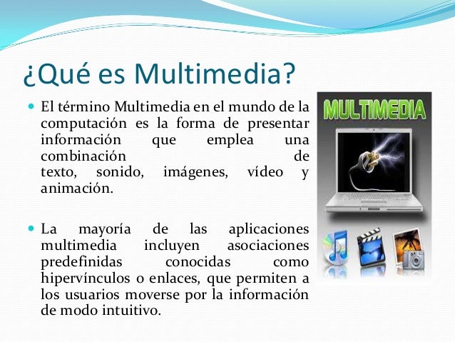 Multimedia y sus elementos